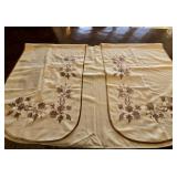 NWT CHAPARE Wool & Angora Embroidered Poncho