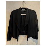 MD Elie Tahari Black Bolero Top