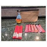 Cute Tassel Back w/5 Lip Crayons & (6) Cheek Heat