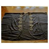 NWT CHAPARE Baby Alpaca & Wool Embroidered Poncho