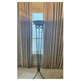 69.5ï¿½ Tall Maitland Smith Wrought Iron Torchiere