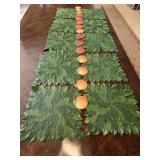 (10) 15"ï¿½15" Leaf Placemats w/Plastic Fruit