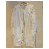 MD Elie Tahari Lace Ebroidered Long Blazer