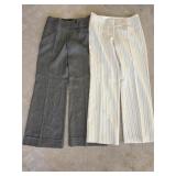 (2) Sz 10 White House Black Market Wide Leg Pants