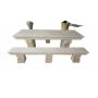 Table & (2) Stone Benches $11,300
