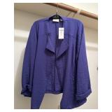 Sz: 1, Chicos, Purple Moto Jacket