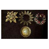 (3) Vintage Broochï¿½s