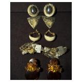 (4) Pairs Of Vintage Womens Earrings