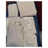 Assorted white tablecloths & covers
