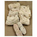 MISS ELAINEï¿½ Ladies Pink Floral Nightgowns & (2)