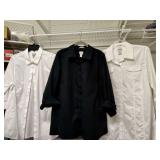 Sz 2P (3) CHICO'S Button Down Collard Dress