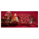 (2) New Bags of Potpourri, Box of Silk Rose