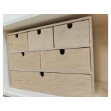 Wooden organizer with drawers 16x9x11'H