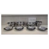 Assorted Mini Stainless Bowls