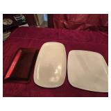 (3) Plastic Trays
