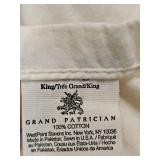 Grand Patrician King Sz Flat & Fitted sheets