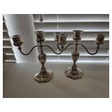 Silver Plated Candelabras