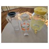 Sun Tea Jug, Juice Pitcher & Air Tight Handled