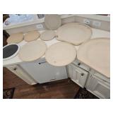 (8) Plastic Turnstiles