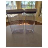 (2) Oxo Air Tight Cannisters