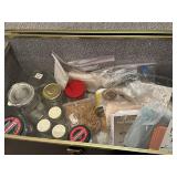 Assorted Jars, Imitation Leafs & More