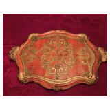 21'ï¿½15' VTG Orange Resin Florentine Tray