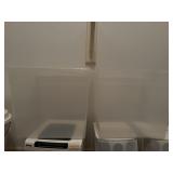 (2) Storage Plastic Containers