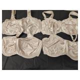 (4) 36DDD Bali Nude Bras