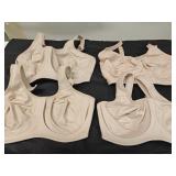 (4) 36DDD Lunaire & Wacoal Bras