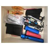 Contents of Drawer Including: Flashlights & More