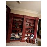 8.9' ï¿½ 7.9' Traditional Style Brick-Red Lighted