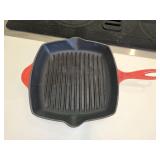 Le Creuset Enameled Cast Iron Square Skillet Grill