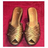 7.5M Cole Haan Nike Air Metallic Criss-cross