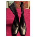 8AA Cole Haan Black Soft Leather Boots