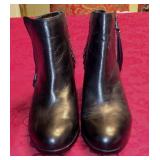 Sam Edelman Black Leather Ankle Boots