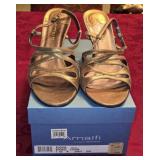 7.5N Amalfi Metallic Gold Strappy Sandals