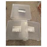 (3) Scrapbook Containers
