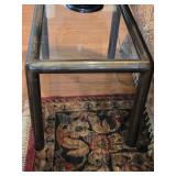 20x30x20 Glass Top Side Table