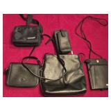 (5) Small Black Handbags