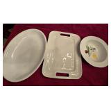 (1) Sur La Table 18' Oval Platter, (1) Sur La