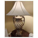 Traditional Urn-Shaped Table Lamp with a