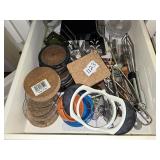 Contents in Drawer Including Recipes, Stainless
