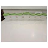 (7) Ball Containers w/Lids