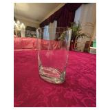 9.25' Heavy Thick Crystal Oval Vase