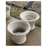 (2) 11'x15' Flower Pots