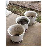 (3) 11ï¿½x 13ï¿½ Flower Pots
