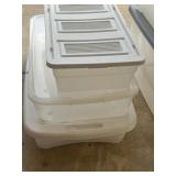 (3) Assorted Totes with lids