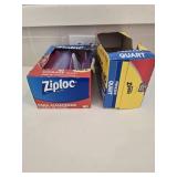 (2) Ziplock Quart Bags