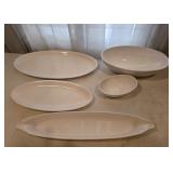 Simply White Ceramic Platters & Bowls