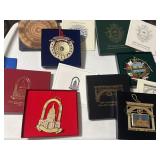 (4) Collectible Texas State Capitol ornaments